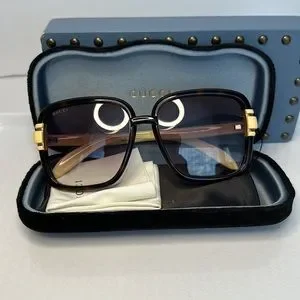 Gucci Oversized Authentic GG1066s 004 New season Sunglasses Gucci GG1066S-004 59mm New Sunglasses - Walmart.com main image 4